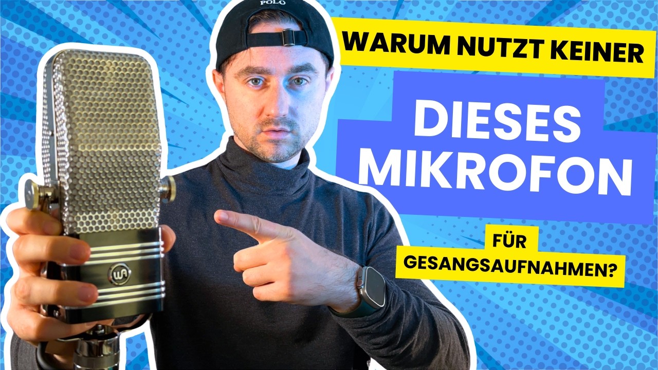 Darum nehmen PROFIS&Auml;NGER mit B&Auml;NDCHENMIKROFONEN auf! - Warm Audio WA-44 Sound Demo