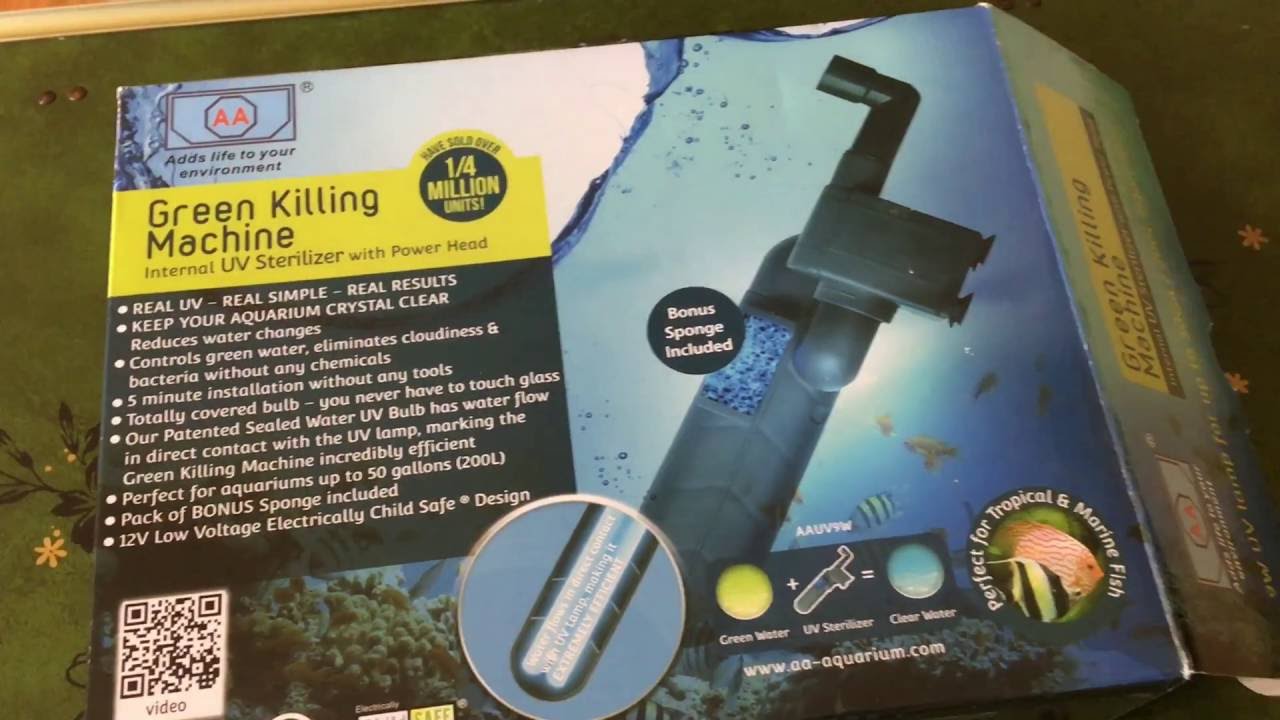 Unboxing and Product Review - Green Killing Machine UV Water Clarifier