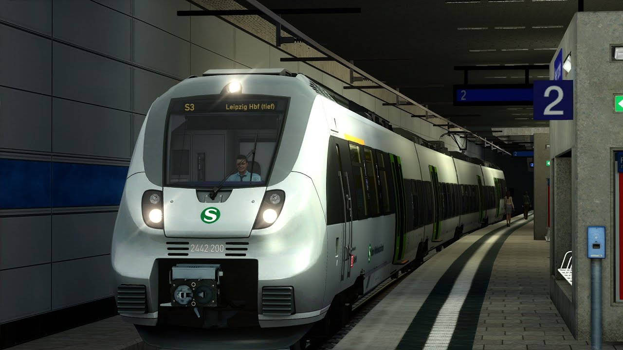 Train Simulator Classic BR442 S3 Leipzig Anger Corttendorf nach Leipzig HBF Bahnstrecke Leipzig