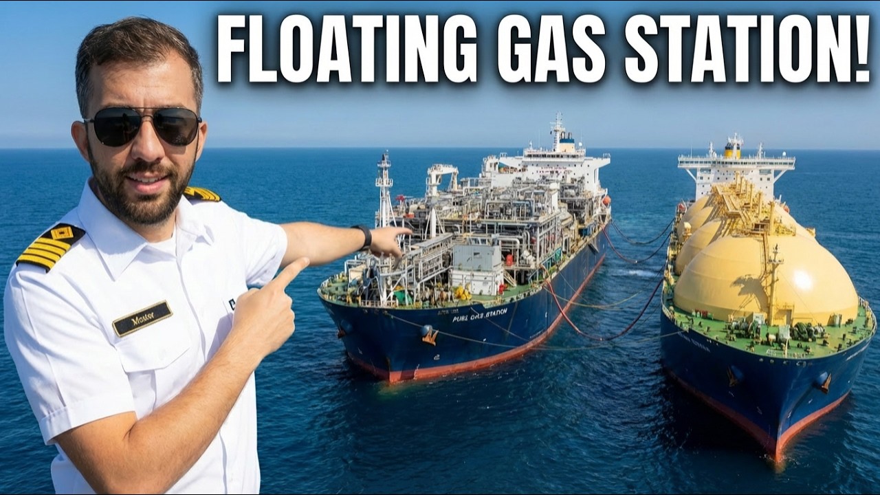 The Floating Gas Station That Powers GIANT Ships at Sea!