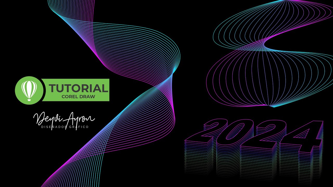 🔴 ARTE VECTORIAL MEZCLAR 2 CorelDRAW 🦄