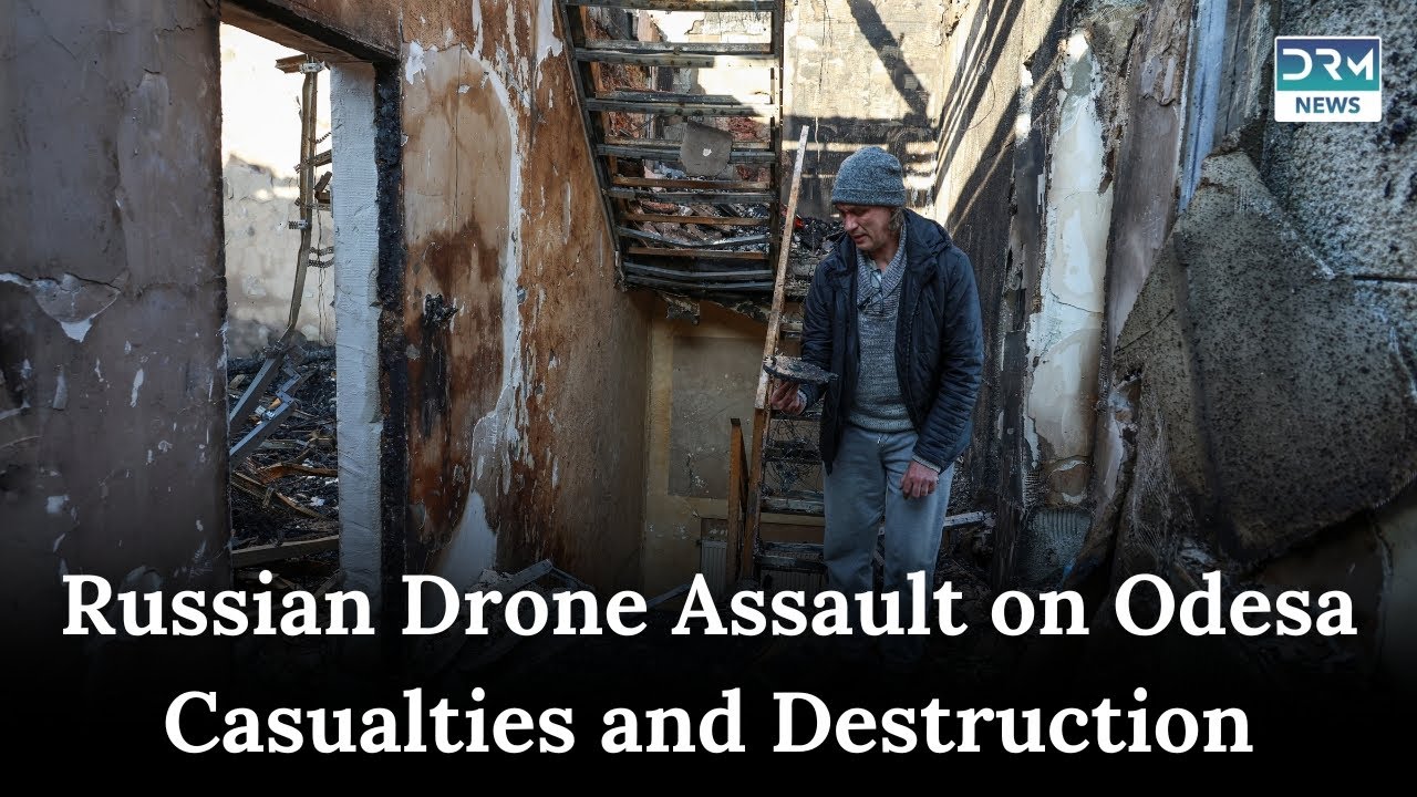 Russian Drone Attack on Odesa Leaves One Dead, Several Injured | News Today | AH1G
