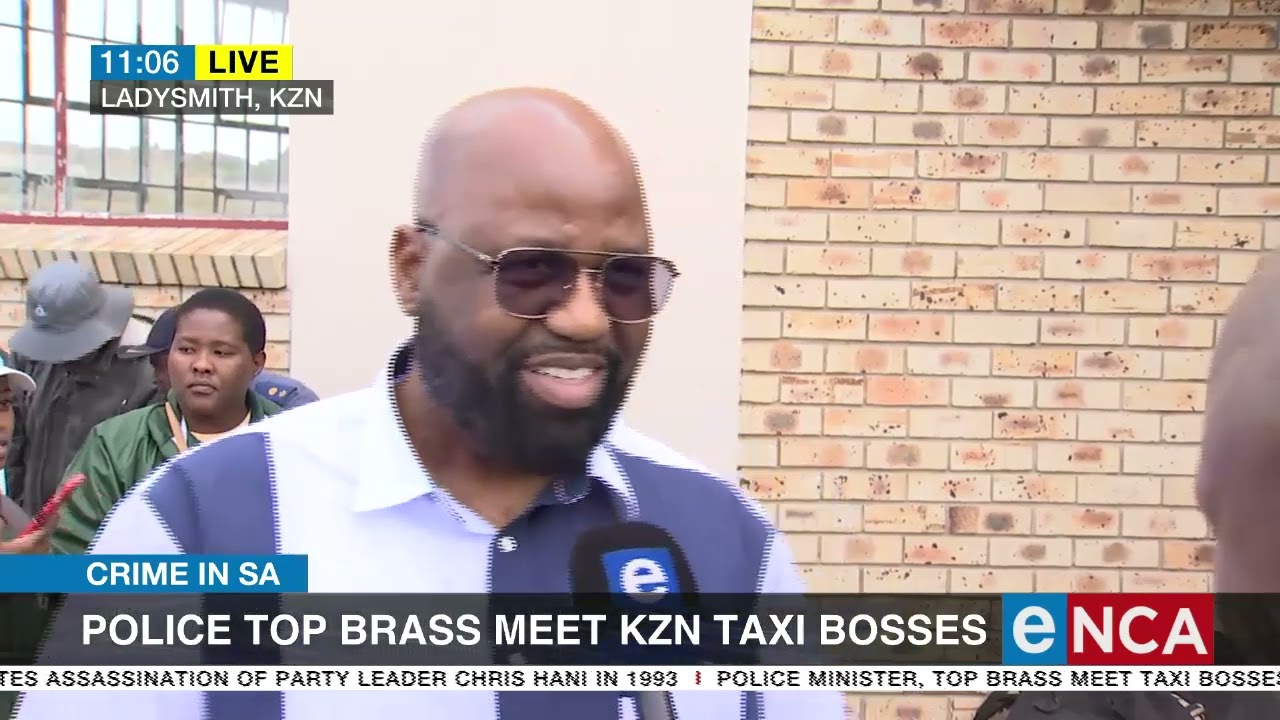 KZN Taxi Violence | Cele presides over peace deal signing