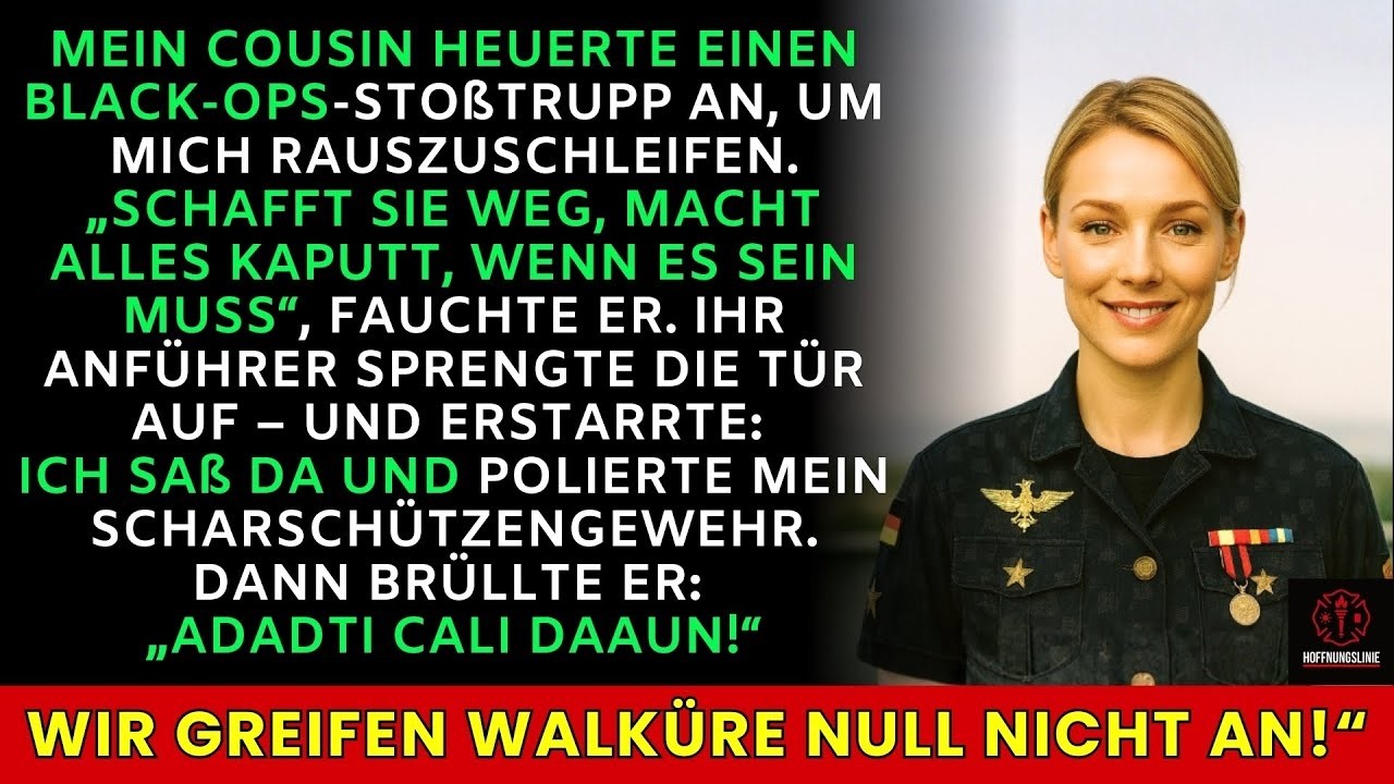 &bdquo;Zerrt sie da raus!&ldquo;, befahl mein Cousin &ndash; doch seine Eliteeinheit floh, als sie mich sah