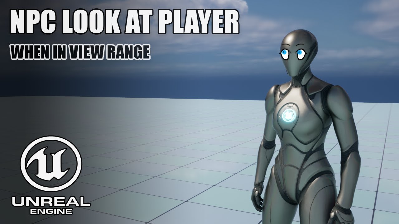 Realistic NPC Look at Player - Unreal Engine 5