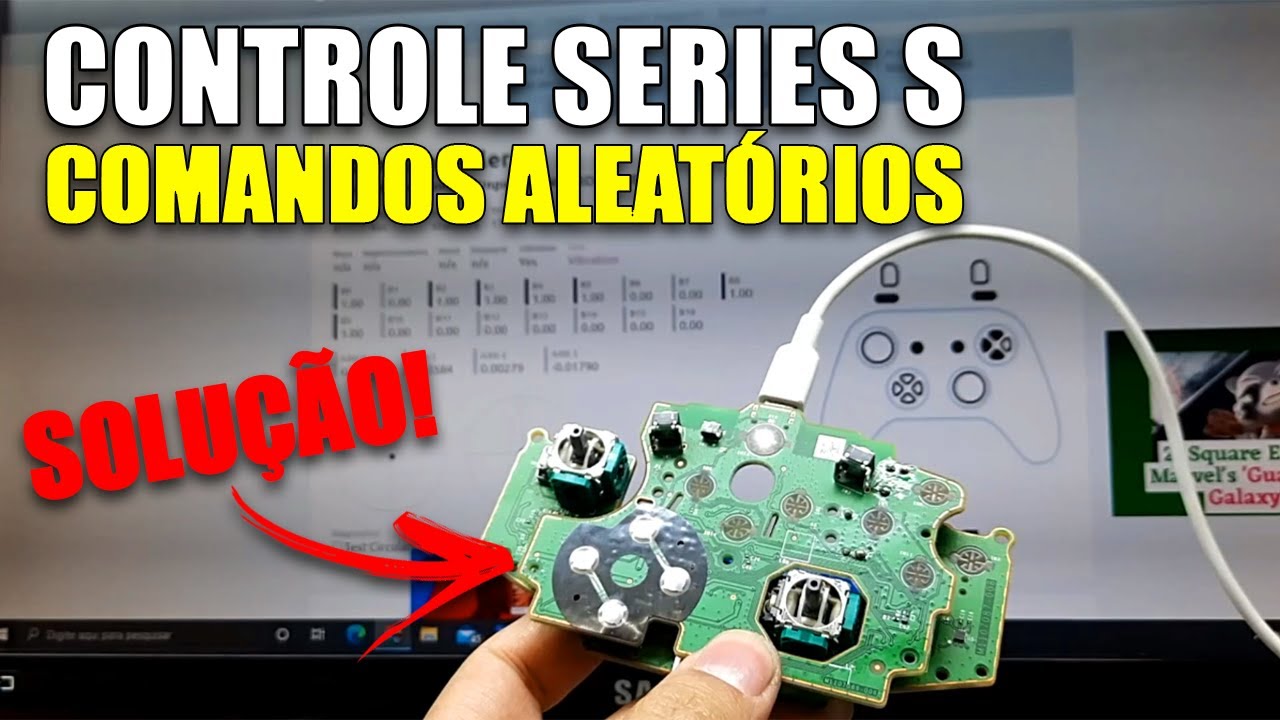 CONTROLE XBOX SERIES S BUGADO