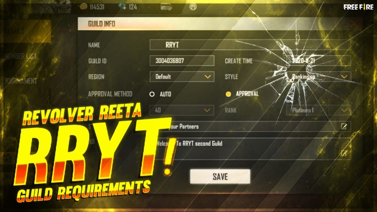 GUILD 2 REQUIREMENTS|FREE FIRE|FF LIVE TAMIL|REVOLVER REETA|ROAD TO 18K FAMILY