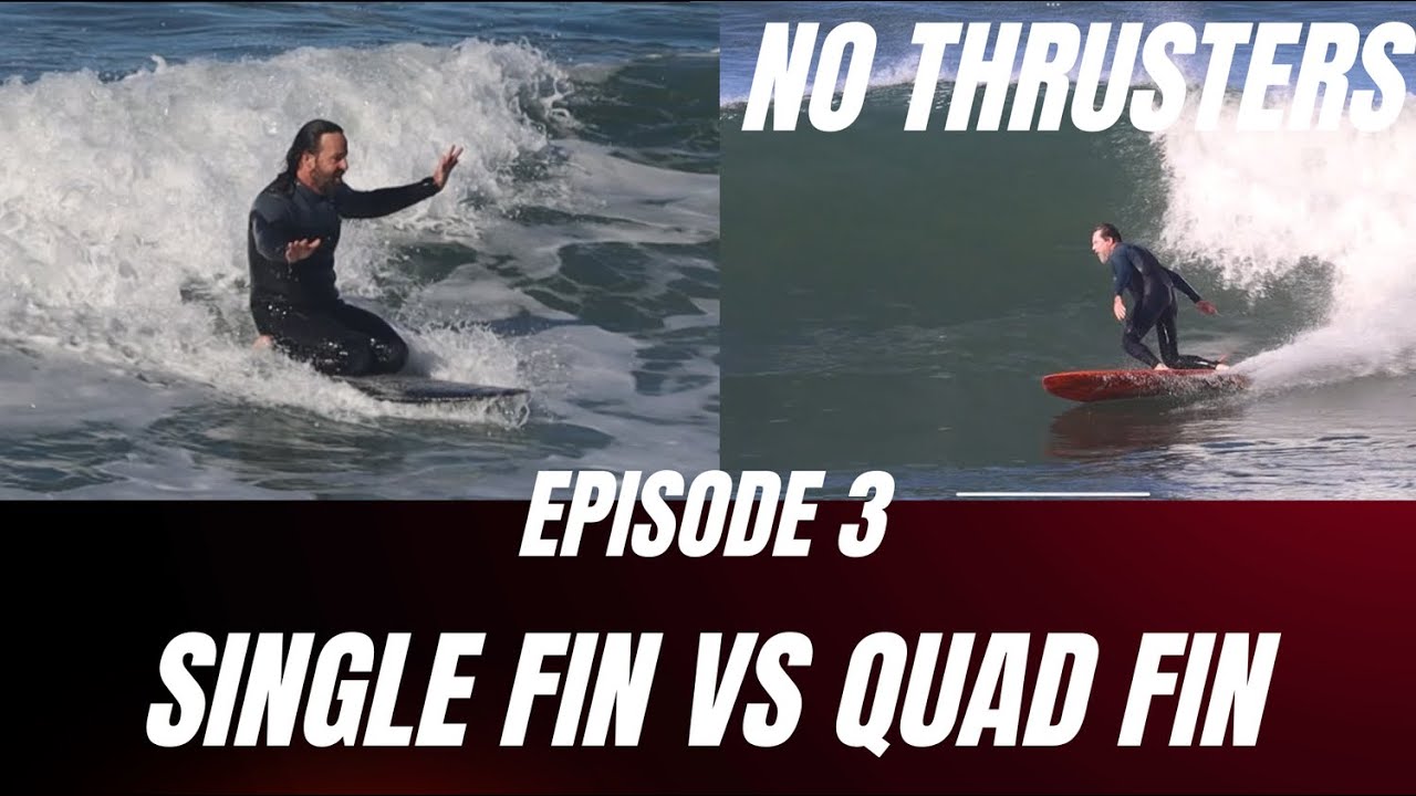 No Thrusters Surf Vlog Ep. 3 | Single Fin vs Quad at the Reef