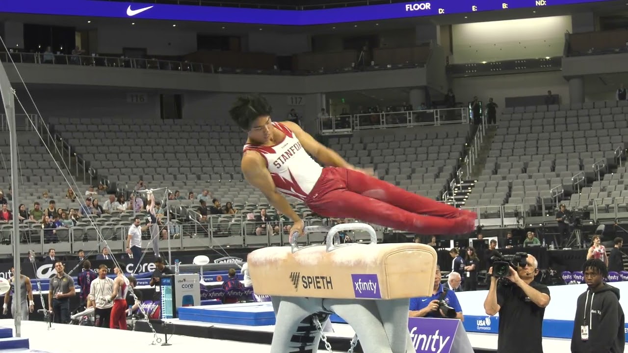 Asher Hong  - Pommel Horse -  2024 Xfinity U.S. Championships -  Senior Men Day 1