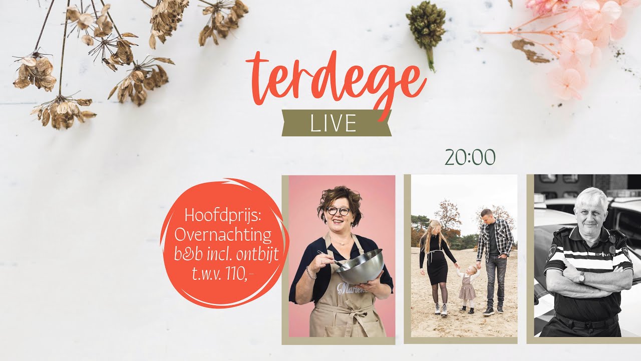 Terdege LIVE! donderdag 25 januari 20.00 uur