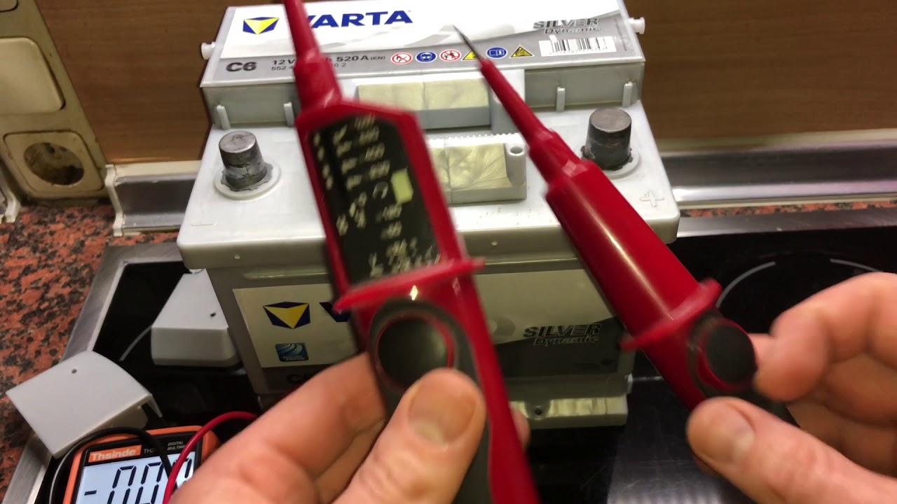 How to check direct current voltage (DC) with a solenoid voltmeter (Duspol) DIY