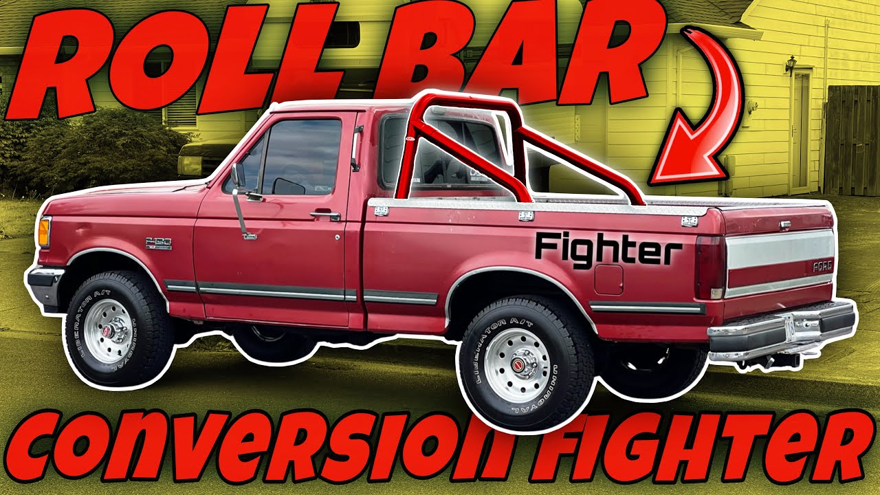 Roll Bar Estilo Ford Fighter | 1991 Foringa Ford F-150 | Conversion Fighter | Foringas Beto Trokas