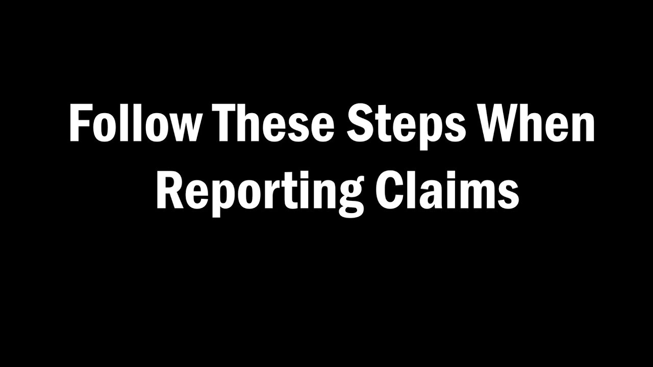 Reporting  Insurance Claims: What You Need to Know - PMIS