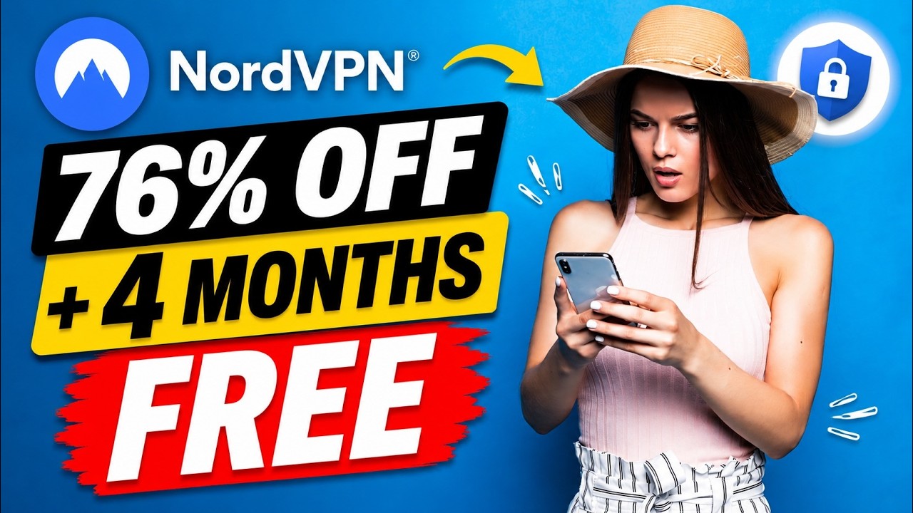 Промокод NordVPN | СКИДКА 76% + 4 МЕСЯЦА БЕСПЛАТНО | Скидочный промокод NordVPN