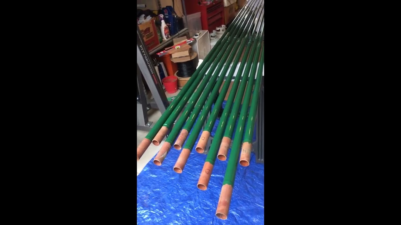 NG7M's SteppIR DB-18 Fiberglass Pole Repaint Project