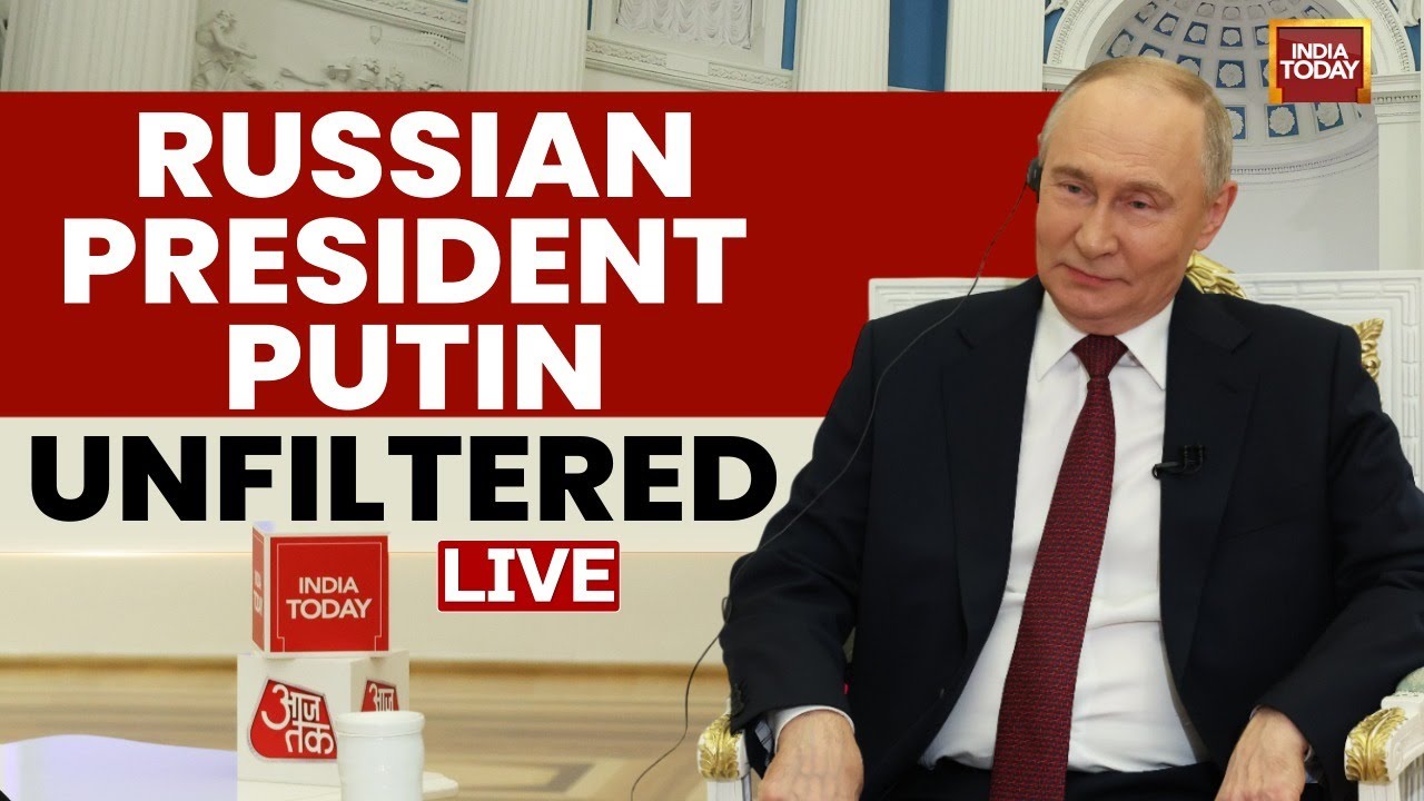 Putin's Exclusive Interview on India Today LIVE | Putin Interview LIVE | Putin Exclusive Interview