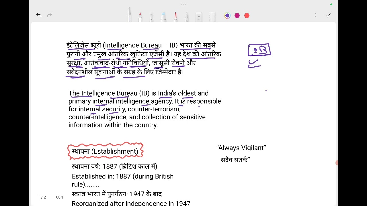About Intelligence bureau!खुफिया एजेंसी! Gyan ki jyoti 