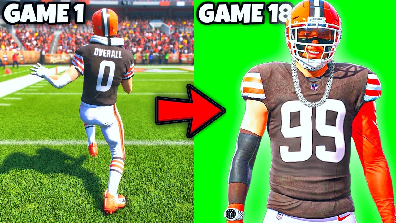 He's a ZERO Overall, BUT Every Yard is +1 Upgrade