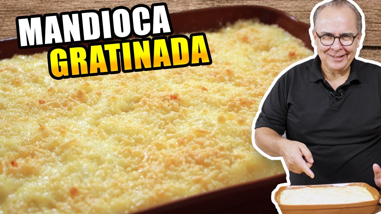 Mandioca Gratinada do Chef Taico