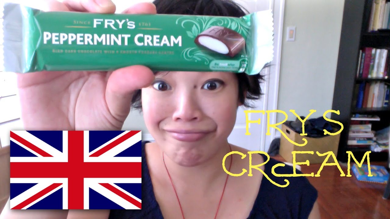 Emmy Eats a Fry's Peppermint Cream