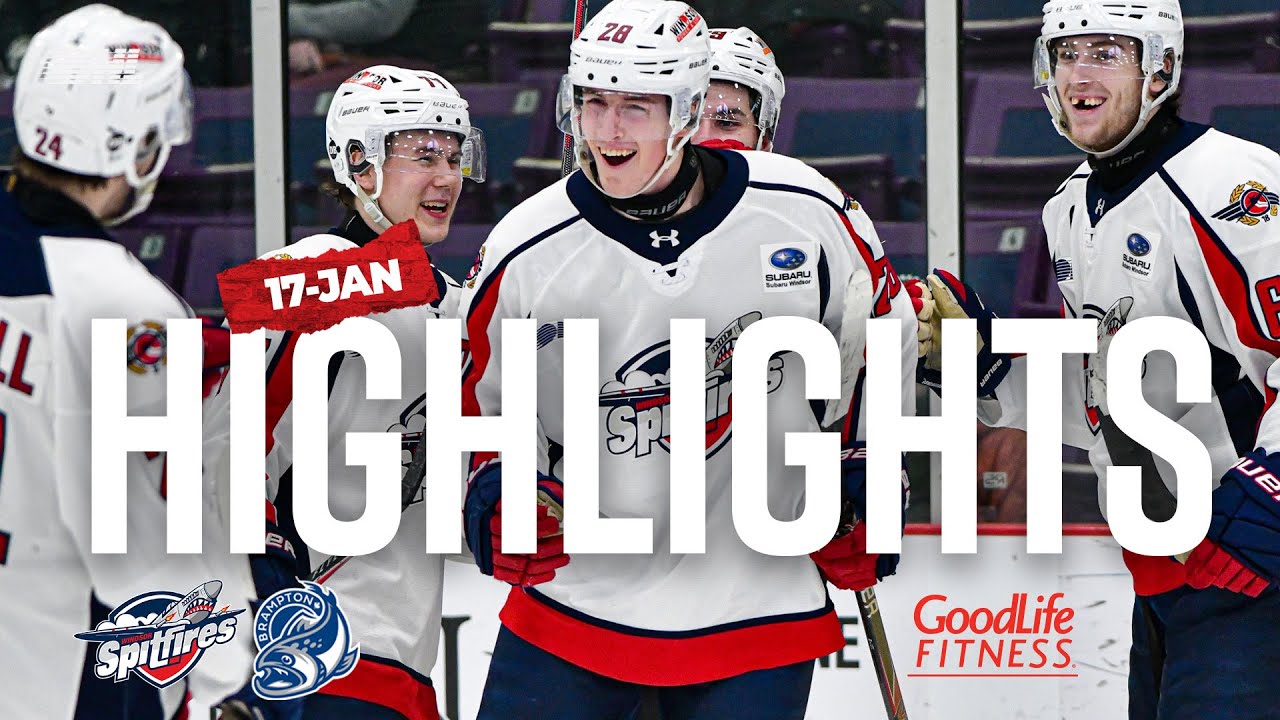 Основные моменты матча Windsor Spitfires против Brampton Steelheads 17 января 2026 года