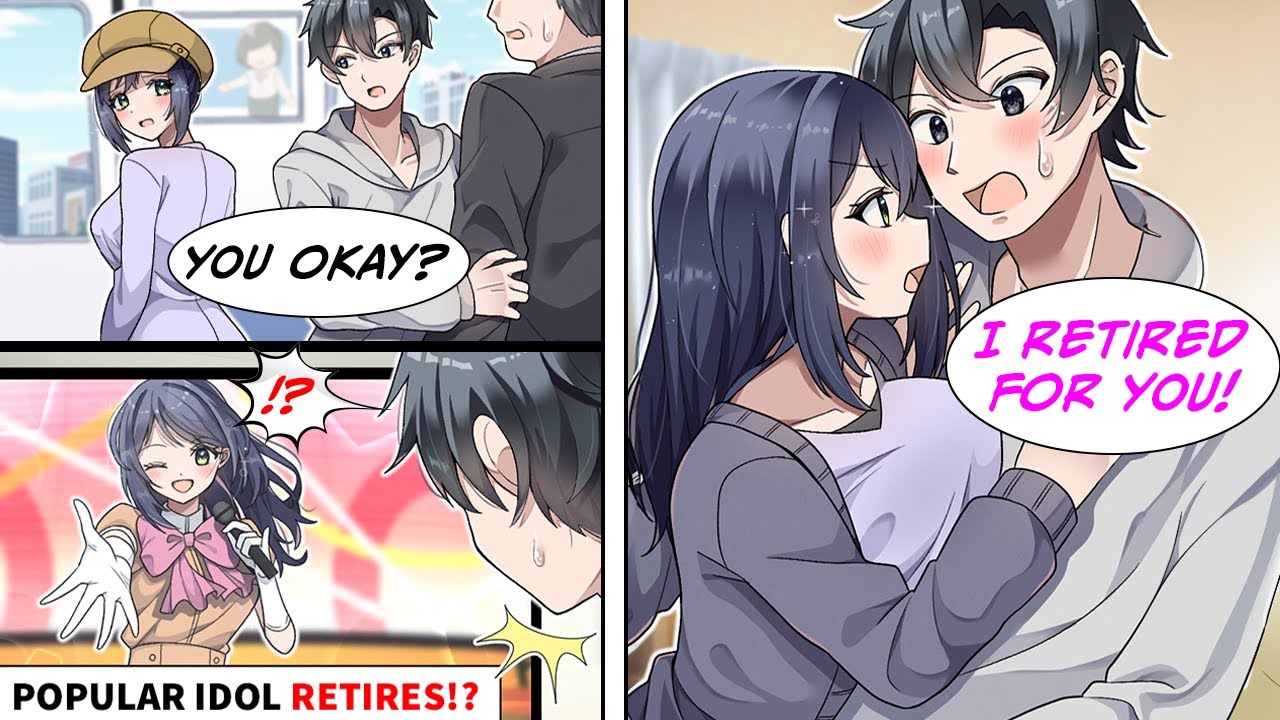 [Manga Dub] The girl I saved on the train was my favorite idol... shortly after, she retired and...