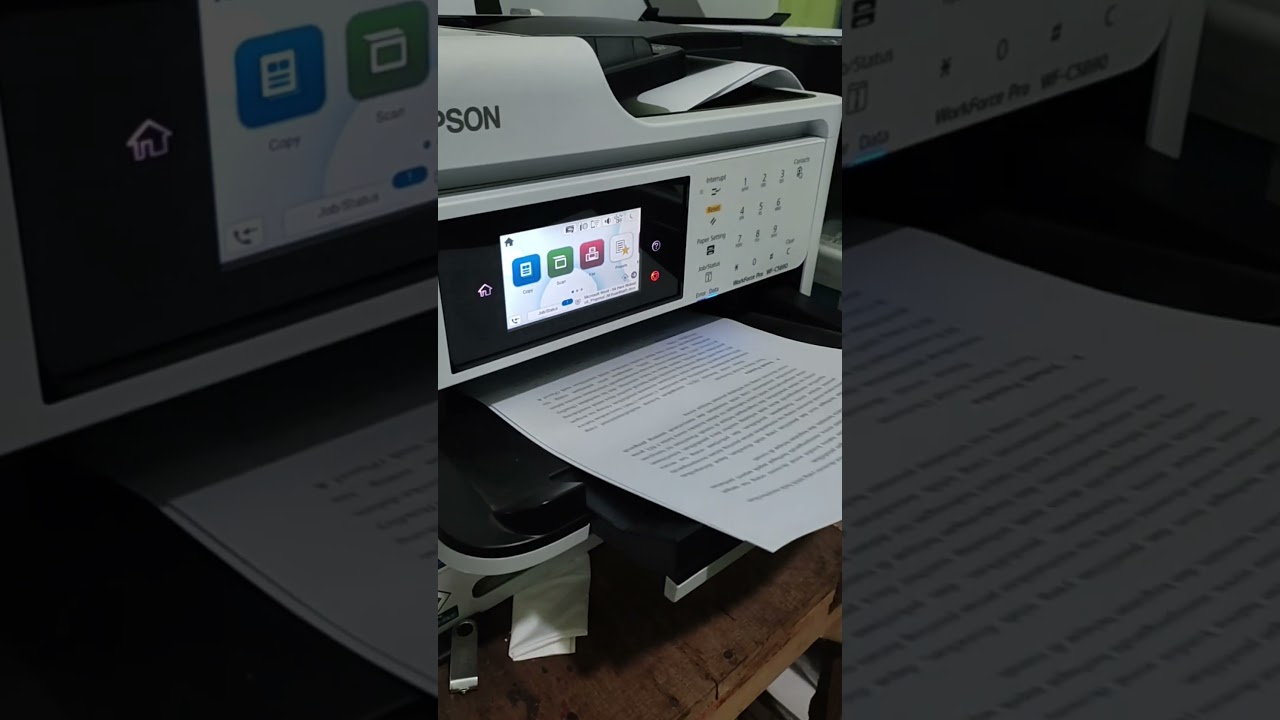 Epson WFC 5890 top speed #epsonwfc5890 #epson