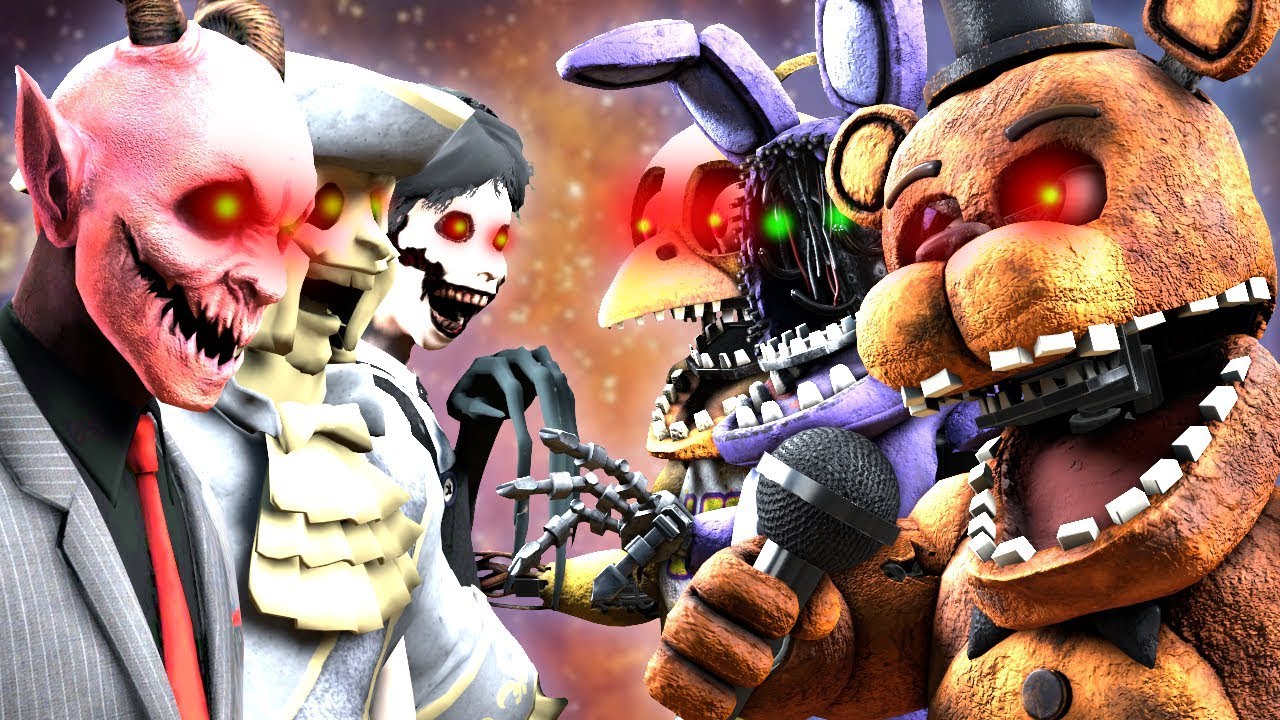 FNaF Withered Animatronics vs Dark Deception