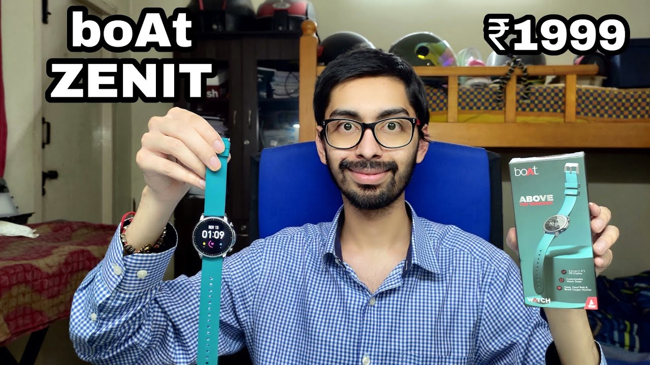 boAt watch Zenit unboxing & Review | Best Round SmartWatch under 2000 rs ?