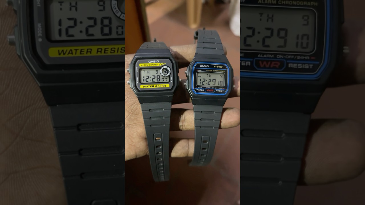 Best watch under ₹1500 casio F91    Casio F94 YOUTHF-91 seriesF-91W-1 and YOUTHF-94 seriesF-94WA-9
