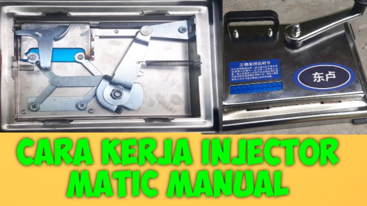 Cara kerja injector matic | Alat pengisi selongsong filter manual