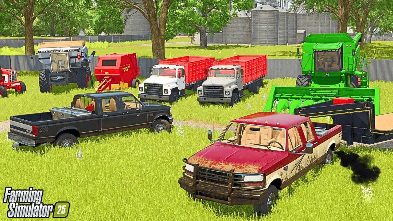I spent $20,000 at a GIANT Farm Auction! | Farming Simulator 25