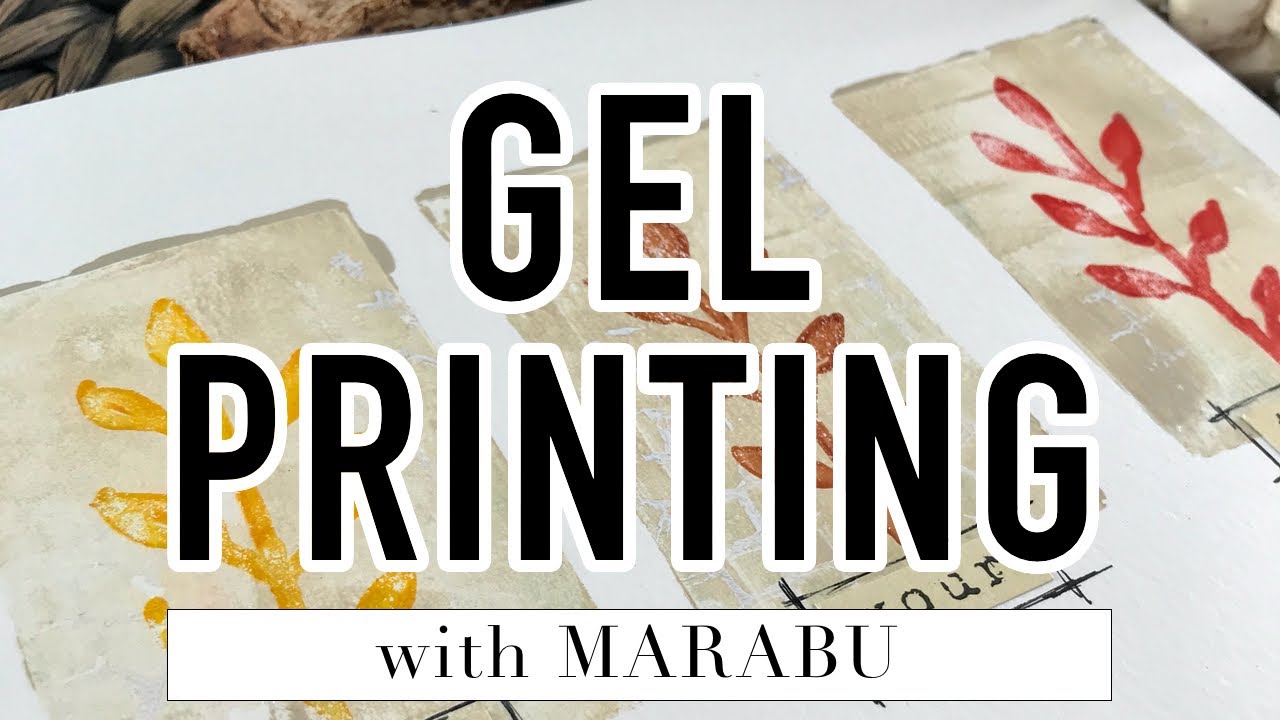 “Take your time” -- A Gel Press and Marabu Collaboration