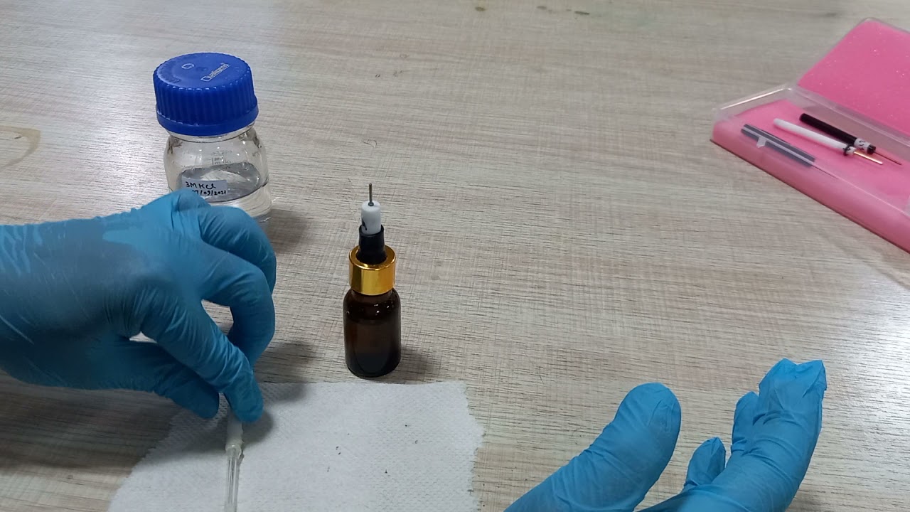 Ag/AgCl Reference electrode Part 1