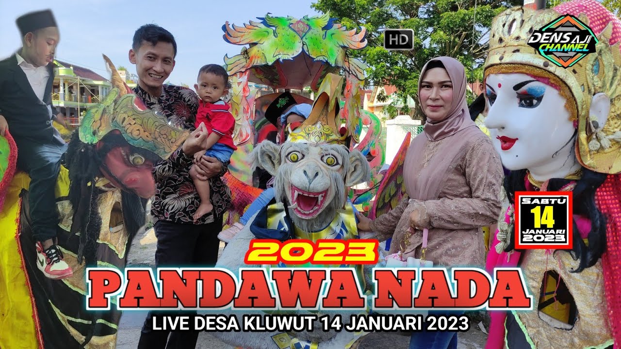Paku Karat || burok pandawa nada || Arak keliling kampung || live Kluwut 14 Januari 2023