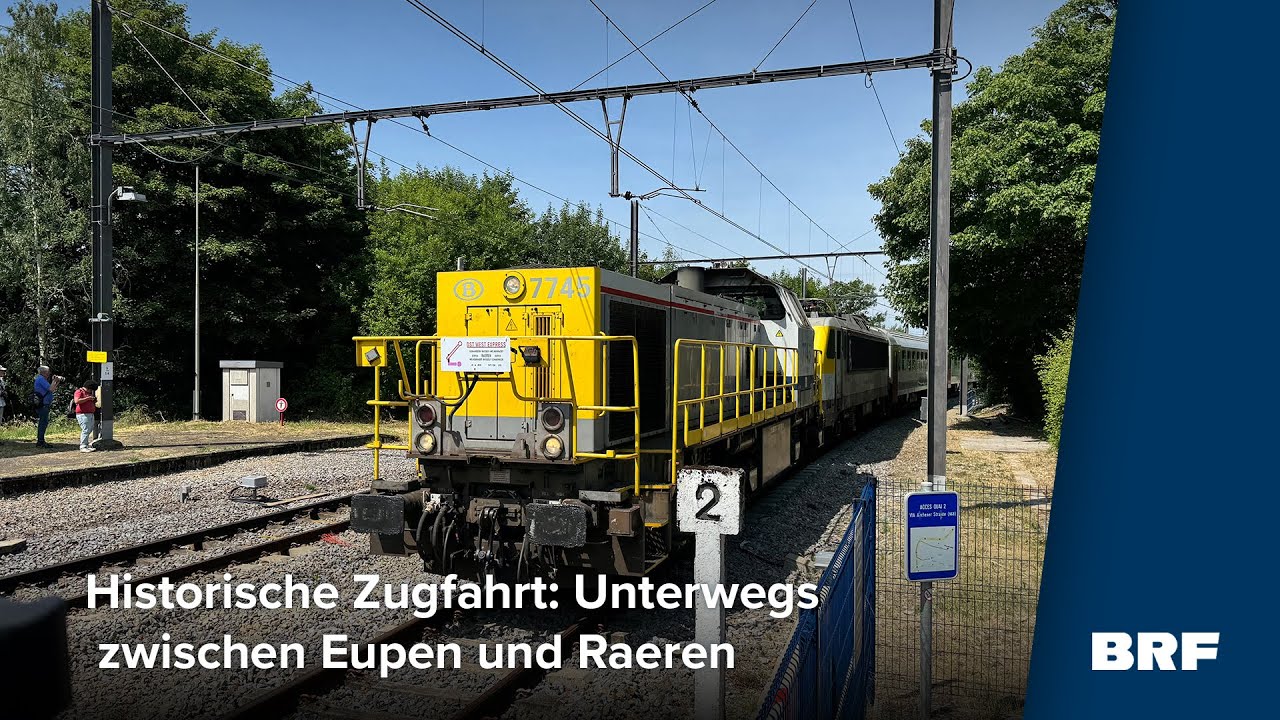 Historische Zugfahrt zwischen Eupen und Raeren