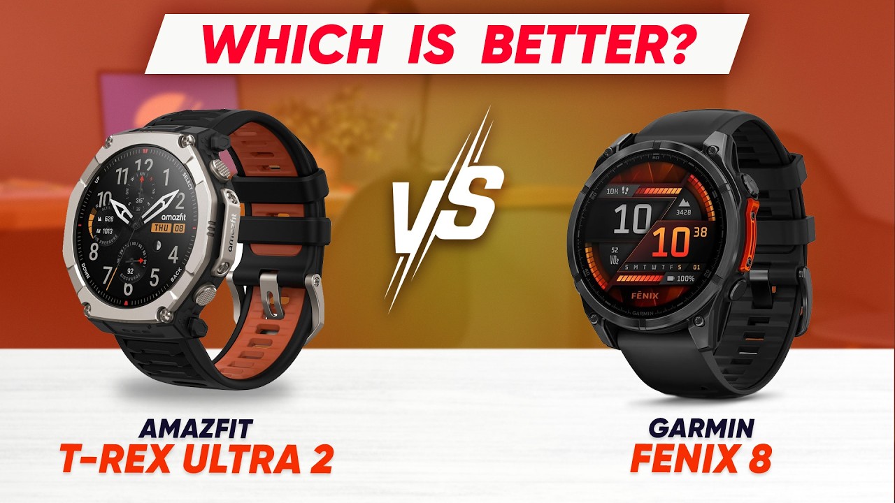 Amazfit T-Rex Ultra 2 против Garmin Fenix ​​8 – о каких часах Garmin стоит беспокоиться?