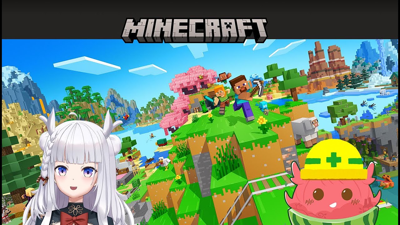 【Mincraft】蓋房初體驗!! 曦卡努里努力摸索 with 小曦瓜們【曦卡Sica🍶】