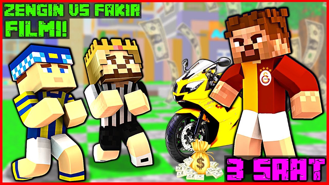 MİNECRAFT ZENGİN VS FAKİR HAYATI FİLMİ! 😂 -Minecraft
