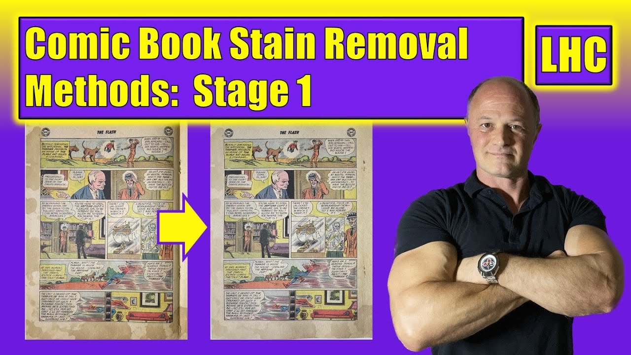 Comic Book Stain Removal Explained!