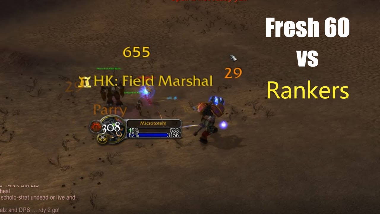 Fresh Level 60 vs Hardcore Rankers ⚡ Micrototem SoM Ele Shaman PvP
