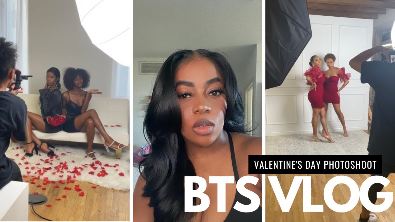 VLOG I Life of an entrepreneur I Behind the scenes of our Valentines Photoshoot I House of Inspo