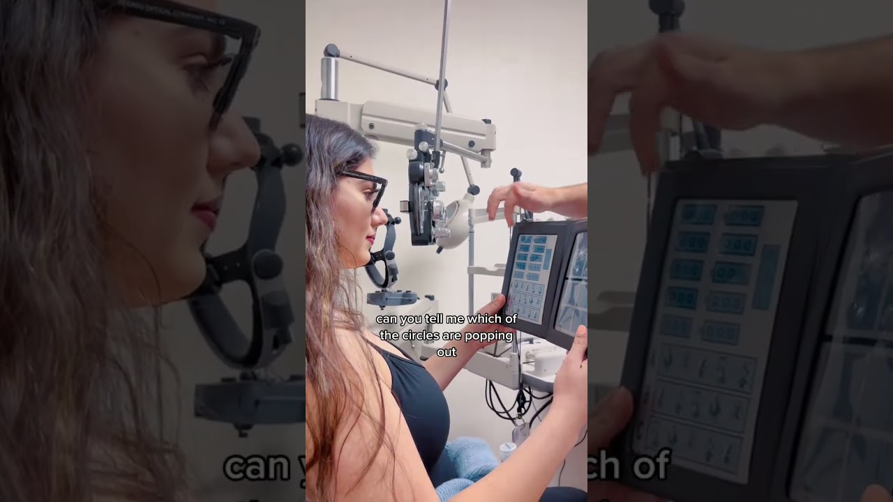 POV: getting a BVD Exam (Depth Perception Test) with Dr