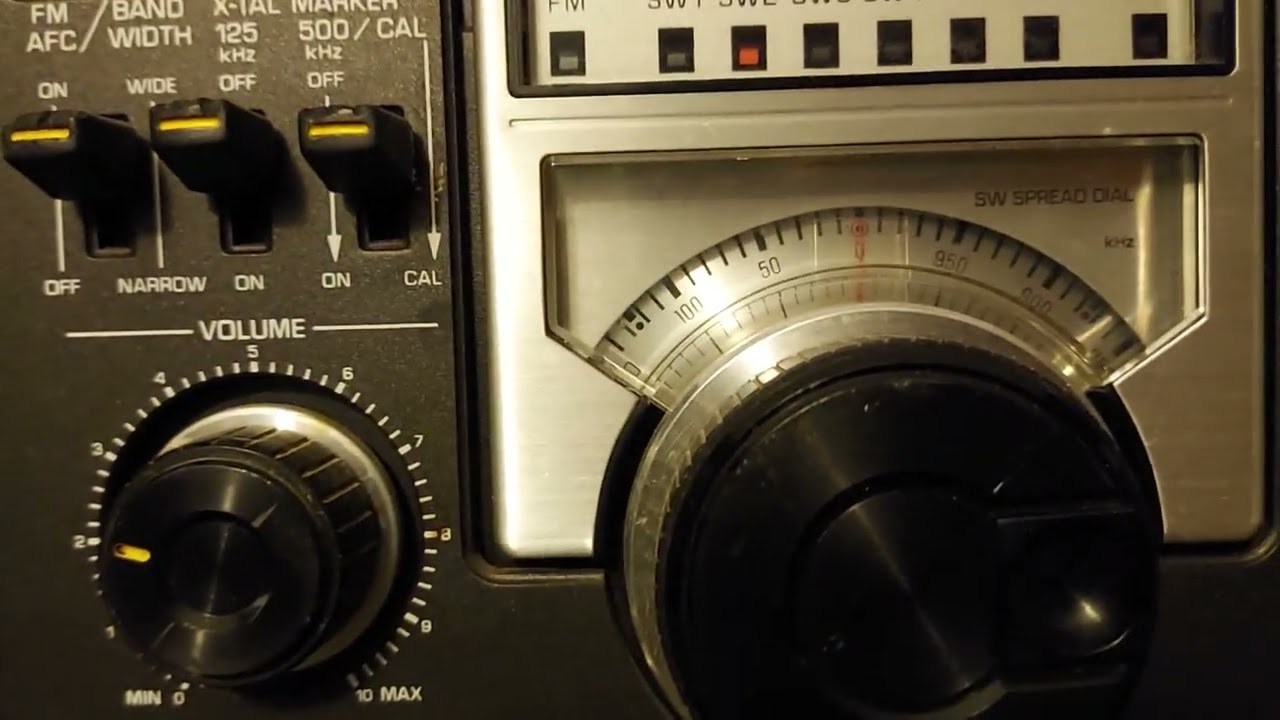 Panasonic RF-2200 review and WBCQ Jammer all in one video