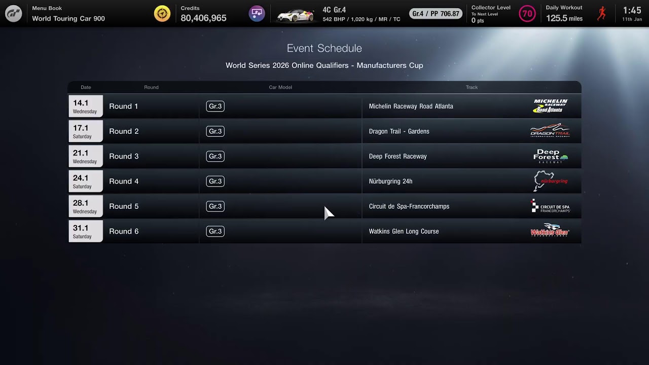 Gran Turimo 7 Daily Race GTSeanSRI44_44 #PS5 Pro FANATEC DD EXTREAME