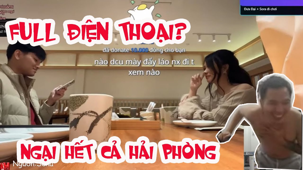 Sena cười không nhặt được mồm khi mổ băng first date của Đại và Sora cùng kỳ đà 5Van