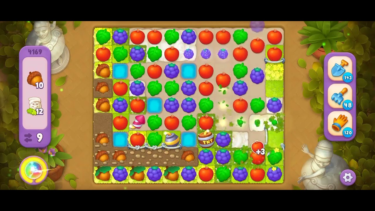 Gardenscapes Level 4169 [Super Hard Level] #androidgamesplay #viralvideo #tranding #gardenscapesgame