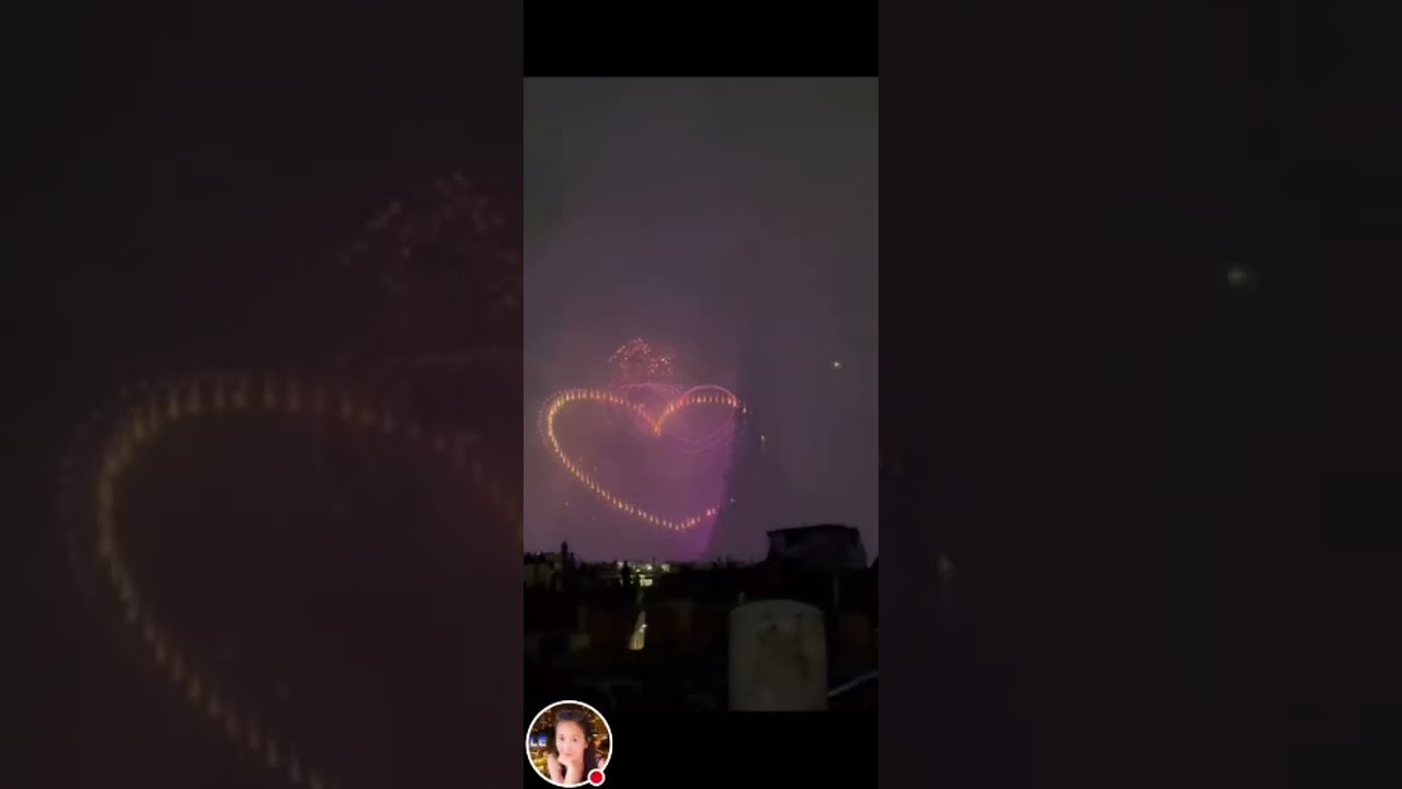 Beautiful fireworks @Eiffel Tower #paris #france