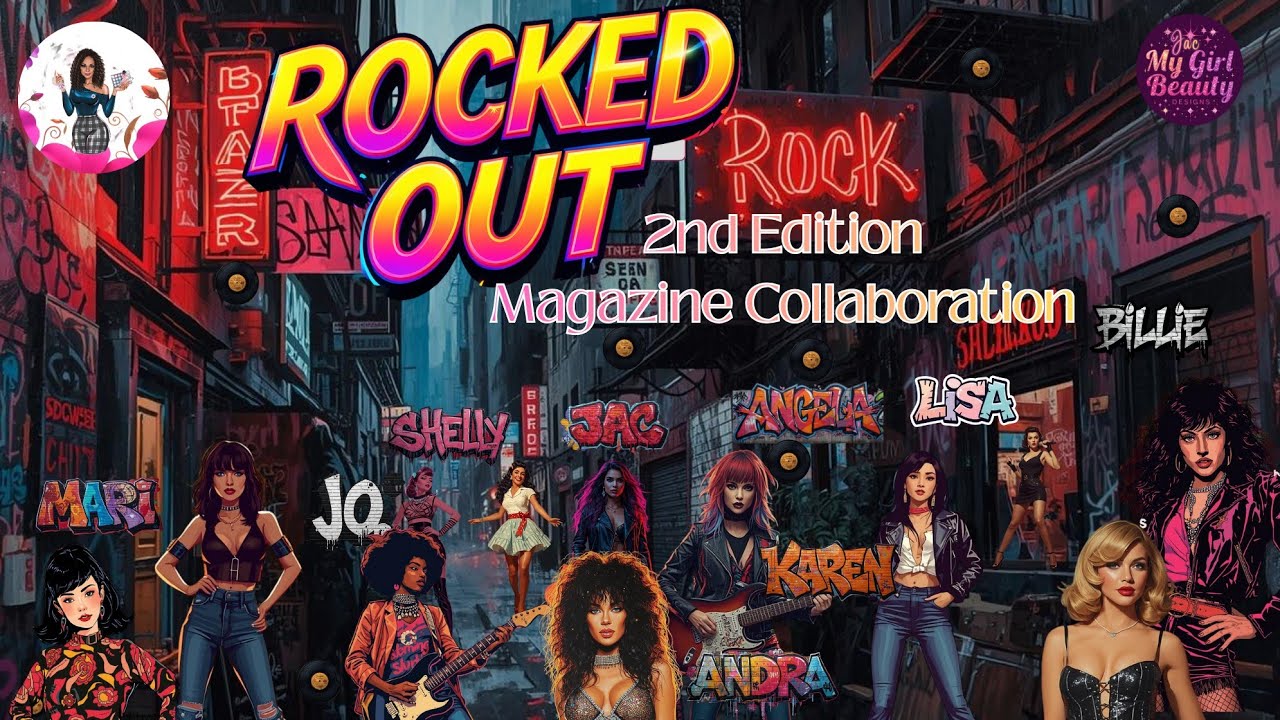 Rocked Out Fashion Through the Decades Magazine Collaboration ✨️ 