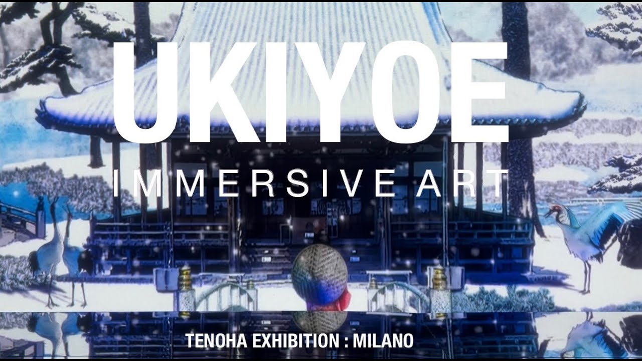 UKIYOE IMMERSIVE ART # TENOHA EXHIBITION 2024 # LIFE IN MILANO VLOG 14